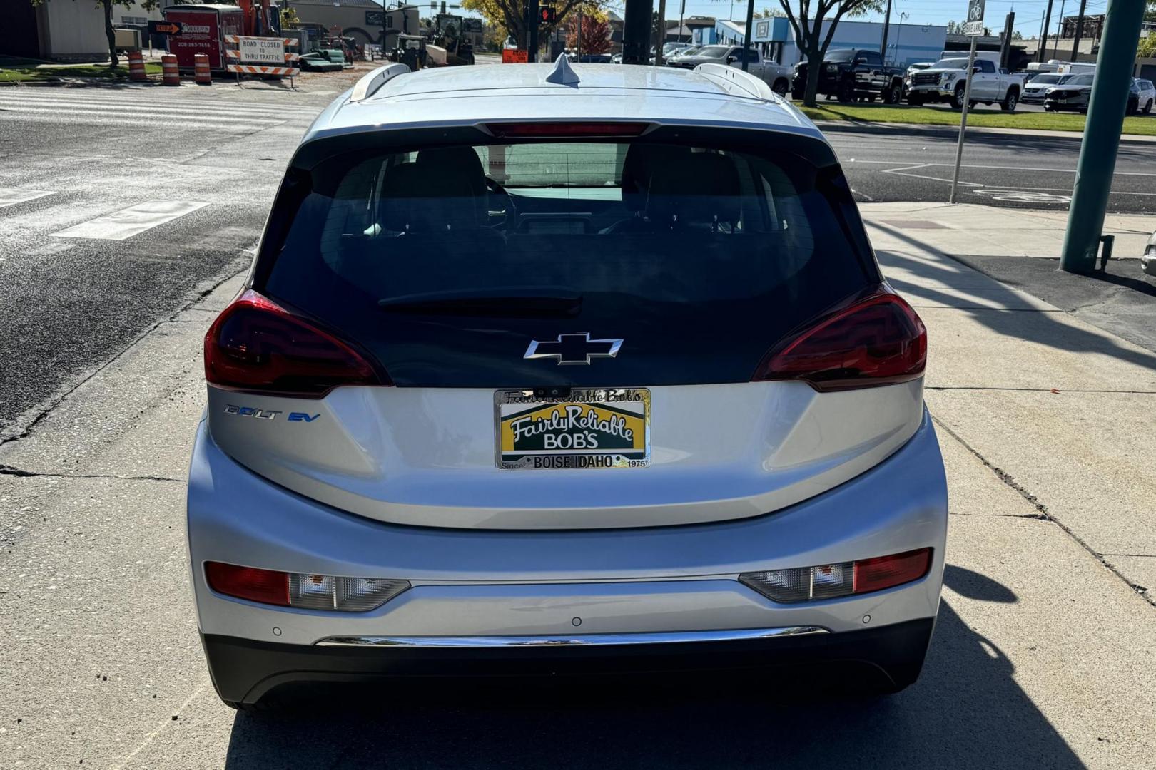 2017 Arctic Blue /Dark Galvanized Gray Chevrolet Bolt Premier Premier (1G1FX6S07H4) with an 60 kWh engine, Automatic transmission, located at 2304 W. Main St., Boise, ID, 83702, (208) 342-7777, 43.622105, -116.218658 - Photo#1