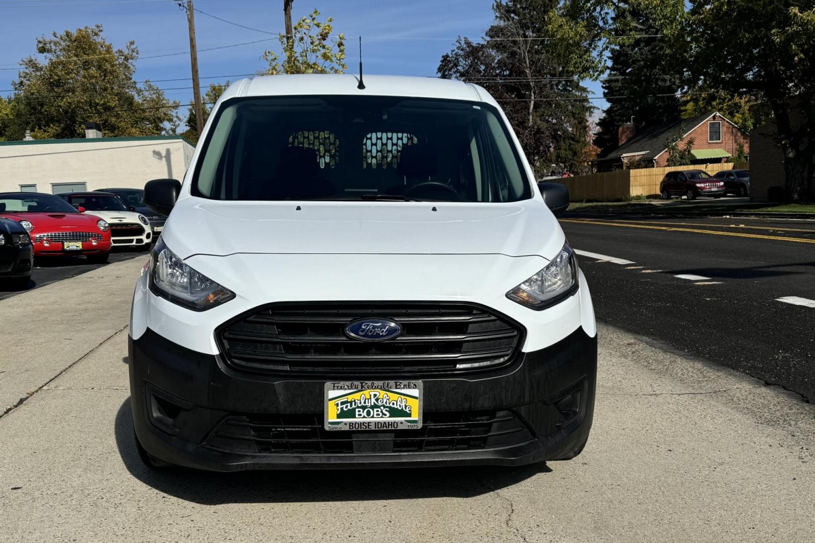 2021 Oxford White /Black Ford Transit Connect Cargo Van XL (NM0LS7E25M1) with an 4 Cyl 2.0 Liter engine, Automatic transmission, located at 2304 W. Main St., Boise, ID, 83702, (208) 342-7777, 43.622105, -116.218658 - Photo#2