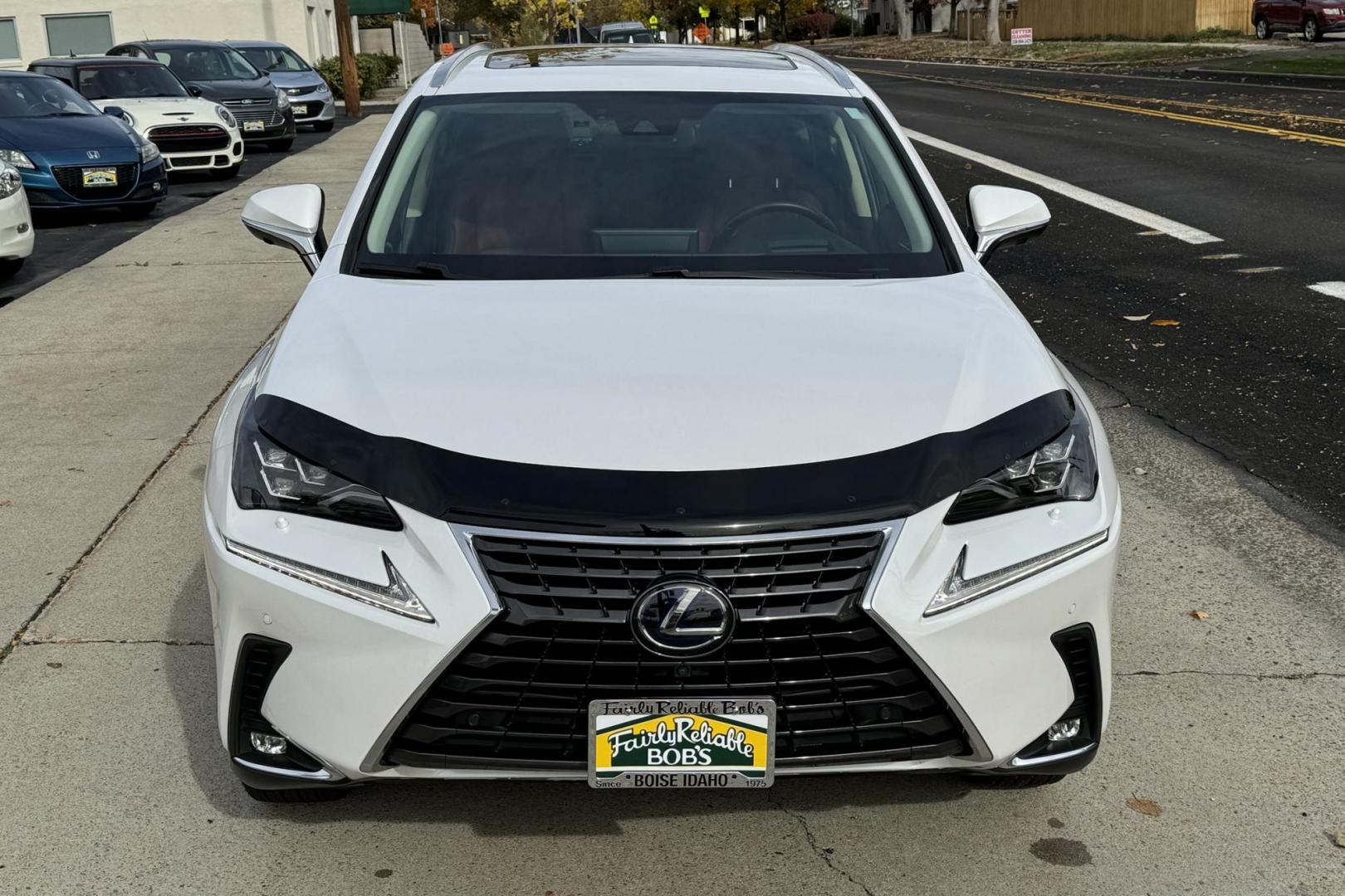 2020 Eminent White Pearl /Red Lexus NX 300H Luxury (JTJHJRDZ4L5) with an 4 Cyl 2.5 Liter Hybrid engine, Automatic transmission, located at 2304 W. Main St., Boise, ID, 83702, (208) 342-7777, 43.622105, -116.218658 - Great Fuel Economy! Amazing Comfort! - Photo#3