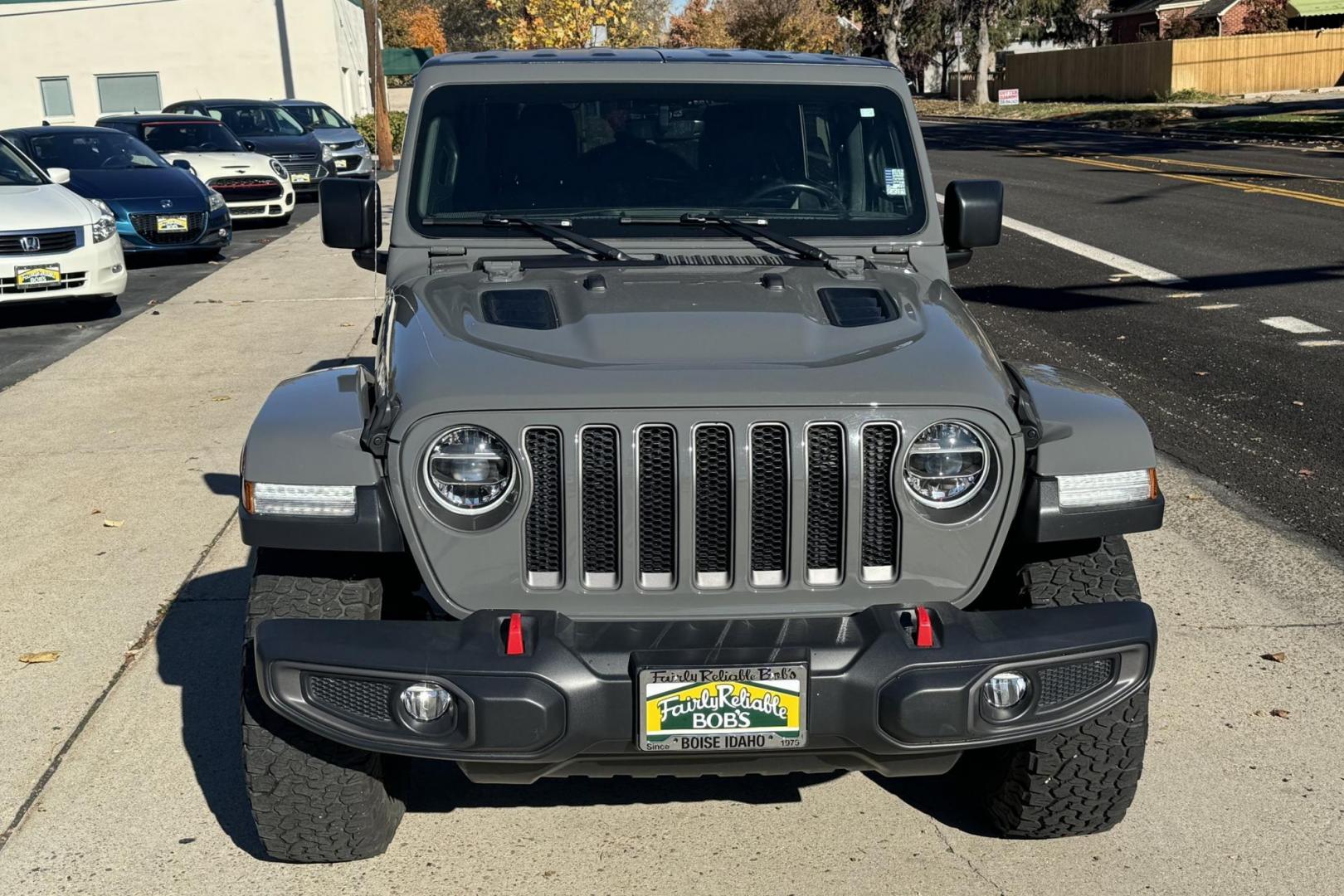 2021 Sting Gray /Black Jeep Wrangler Unlimited Rubicon (1C4HJXFG2MW) with an V6 3.6 Liter engine, Automatic 8 Speed transmission, located at 2304 W. Main St., Boise, ID, 83702, (208) 342-7777, 43.622105, -116.218658 - Off Road Capable! Ready To Go! - Photo#3