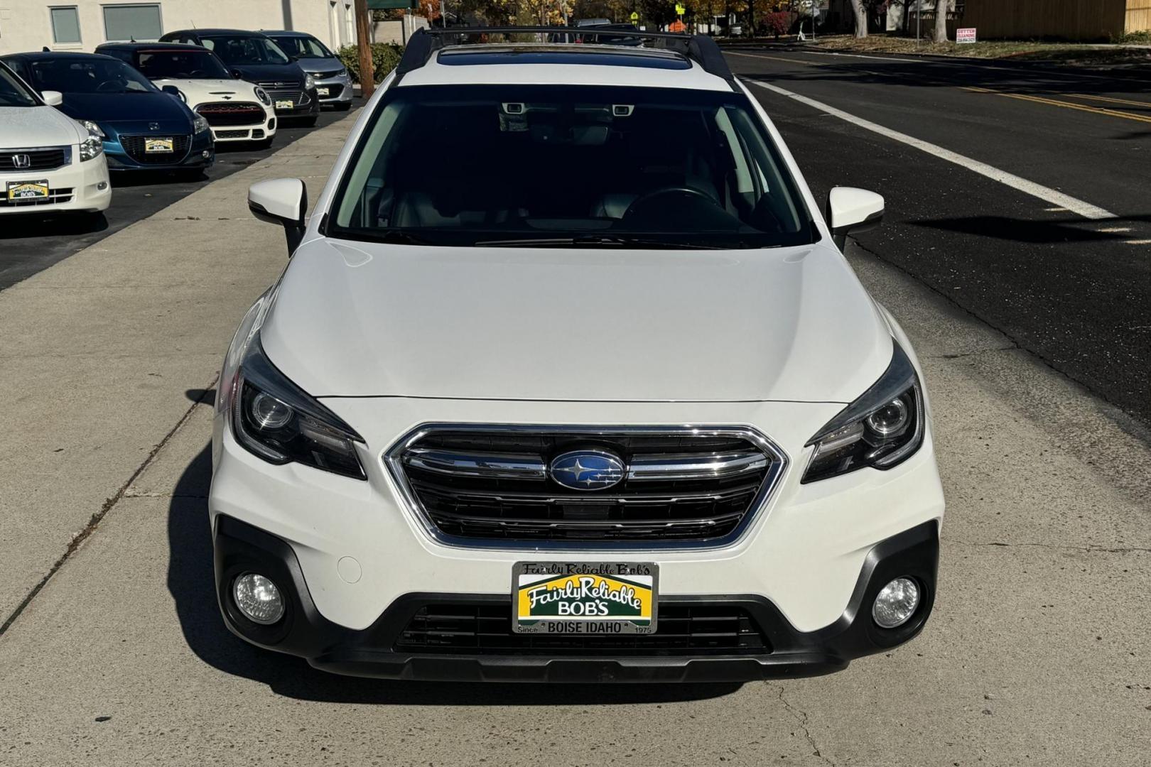 2019 White Diamond Pearl /Black Subaru Outback Limited (4S4BSANC1K3) with an H4 2.5 Liter engine, Automatic transmission, located at 2304 W. Main St., Boise, ID, 83702, (208) 342-7777, 43.622105, -116.218658 - Very Clean And Highly Optioned! - Photo#3