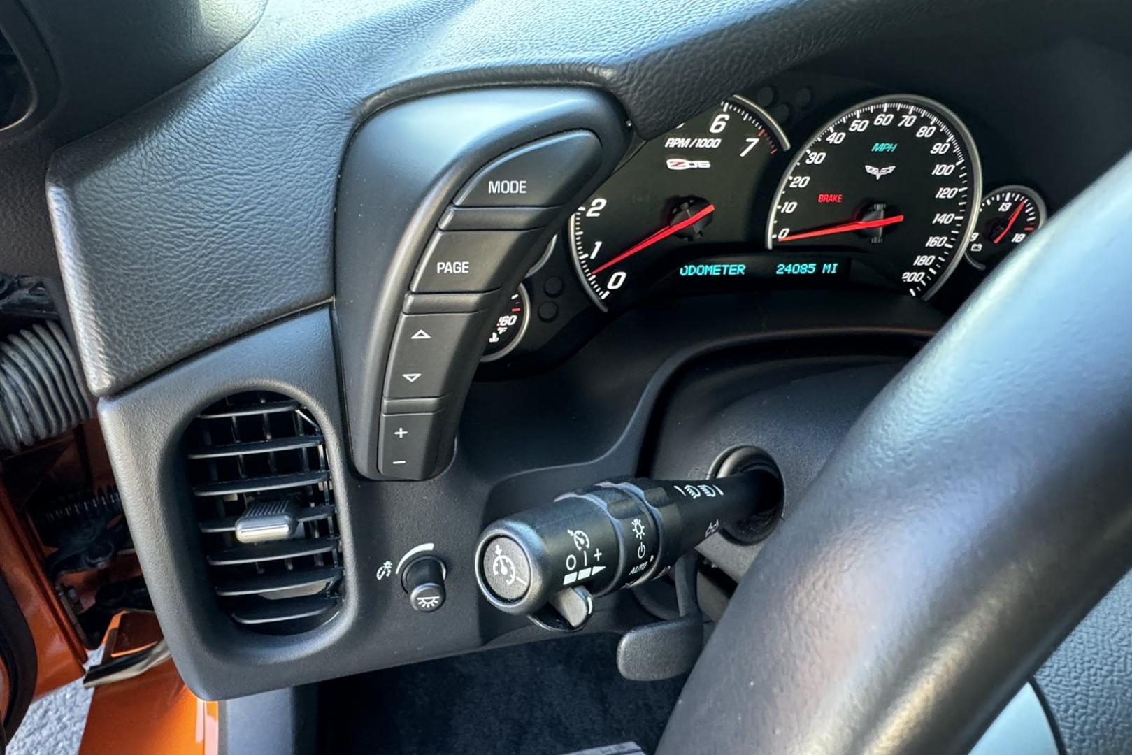 2008 Atomic Orange /Ebony Leather Chevrolet Corvette Z06 (1G1YY26E885) with an V8 7.0 Liter engine, 6 Speed Manual transmission, located at 2304 W. Main St., Boise, ID, 83702, (208) 342-7777, 43.622105, -116.218658 - Stunning LS7 505 Horsepower Z06! - Photo#16