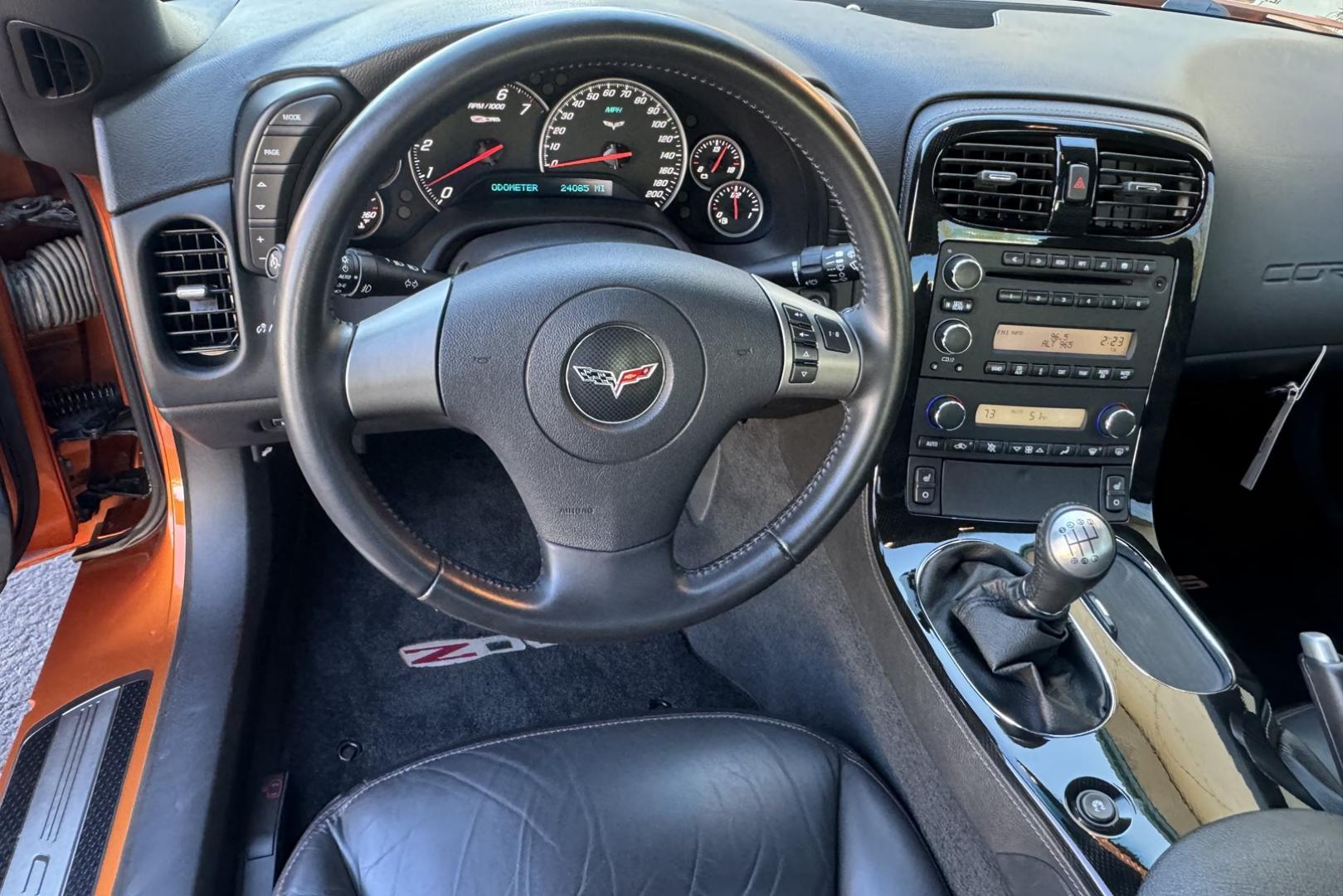 2008 Atomic Orange /Ebony Leather Chevrolet Corvette Z06 (1G1YY26E885) with an V8 7.0 Liter engine, 6 Speed Manual transmission, located at 2304 W. Main St., Boise, ID, 83702, (208) 342-7777, 43.622105, -116.218658 - Stunning LS7 505 Horsepower Z06! - Photo#7