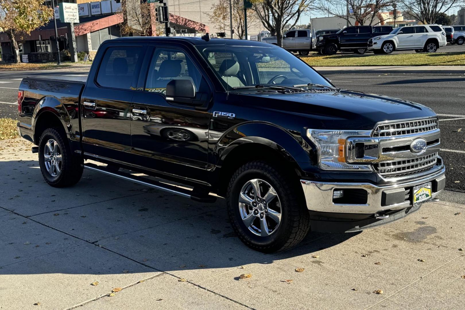 2019 Black /Gray Ford F-150 XLT (1FTEW1EP0KF) with an V6 2.7 Liter Twin Turbo engine, Automatic 6 Speed transmission, located at 2304 W. Main St., Boise, ID, 83702, (208) 342-7777, 43.622105, -116.218658 - Ready To Haul! - Photo#2