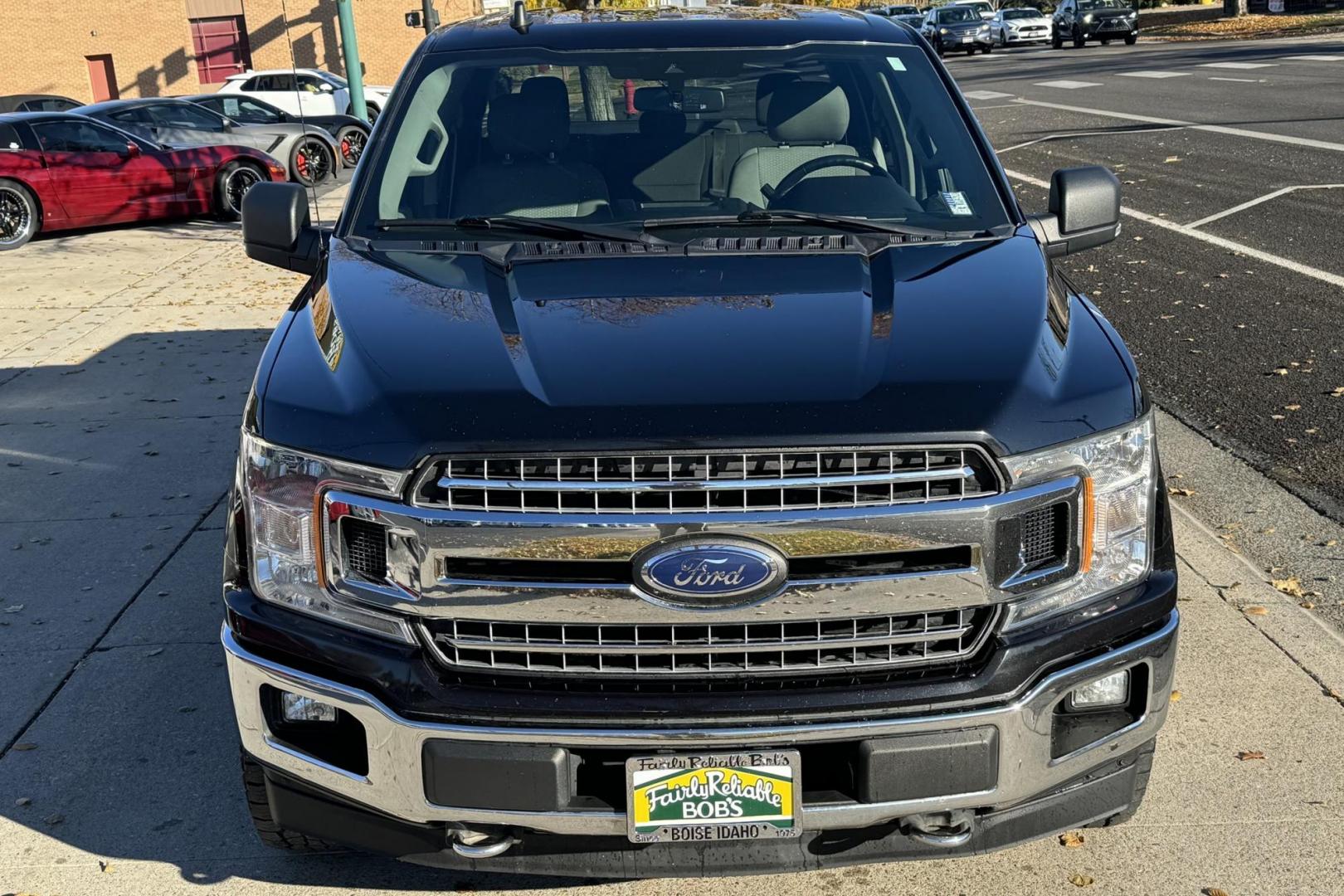 2019 Black /Gray Ford F-150 XLT (1FTEW1EP0KF) with an V6 2.7 Liter Twin Turbo engine, Automatic 6 Speed transmission, located at 2304 W. Main St., Boise, ID, 83702, (208) 342-7777, 43.622105, -116.218658 - Ready To Haul! - Photo#1