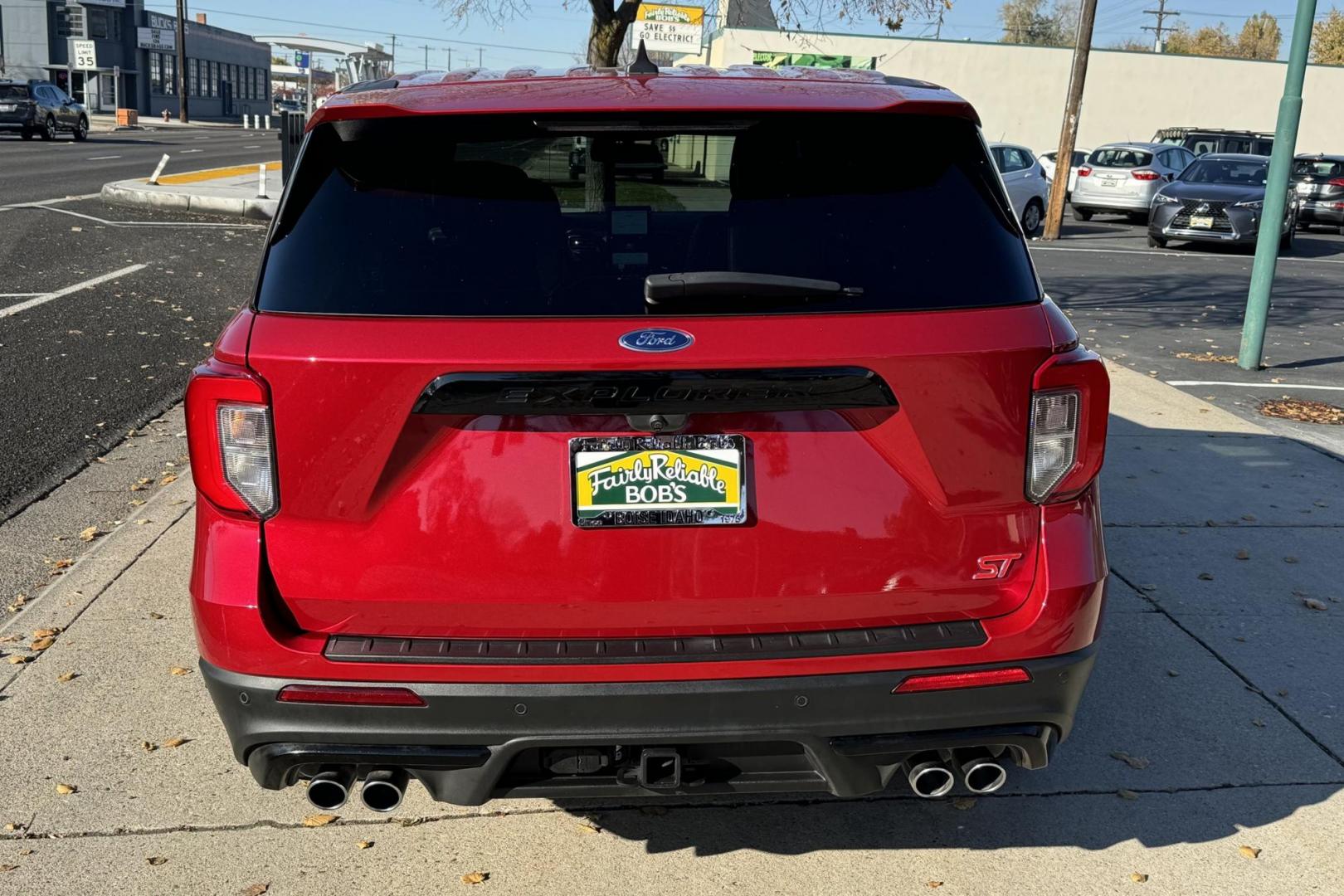 2022 Rapid Red /Black Ford Explorer ST (1FM5K8GC5NG) with an V6 3.0 Liter Twin Turbo engine, Automatic 10 Speed transmission, located at 2304 W. Main St., Boise, ID, 83702, (208) 342-7777, 43.622105, -116.218658 - Photo#1