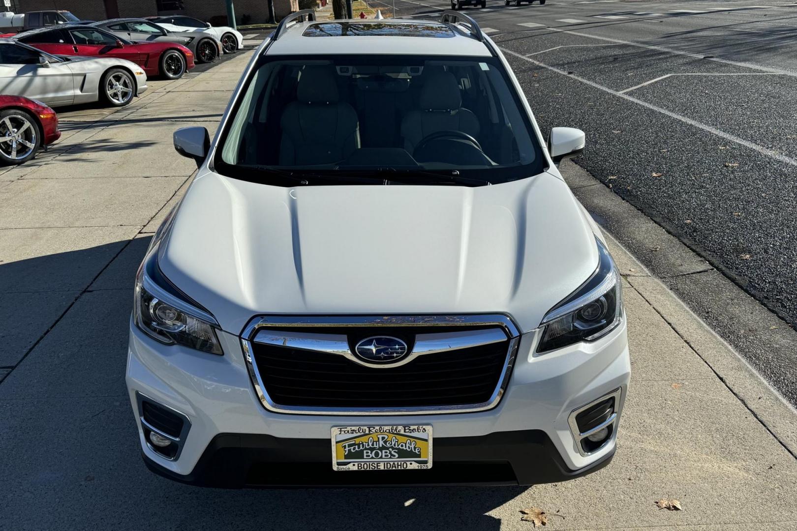 2020 White Diamond Pearl /Light Gray Subaru Forester Limited (JF2SKASC4LH) with an H4 2.5 Liter engine, Automatic transmission, located at 2304 W. Main St., Boise, ID, 83702, (208) 342-7777, 43.622105, -116.218658 - New Tires! Idaho Car! - Photo#3