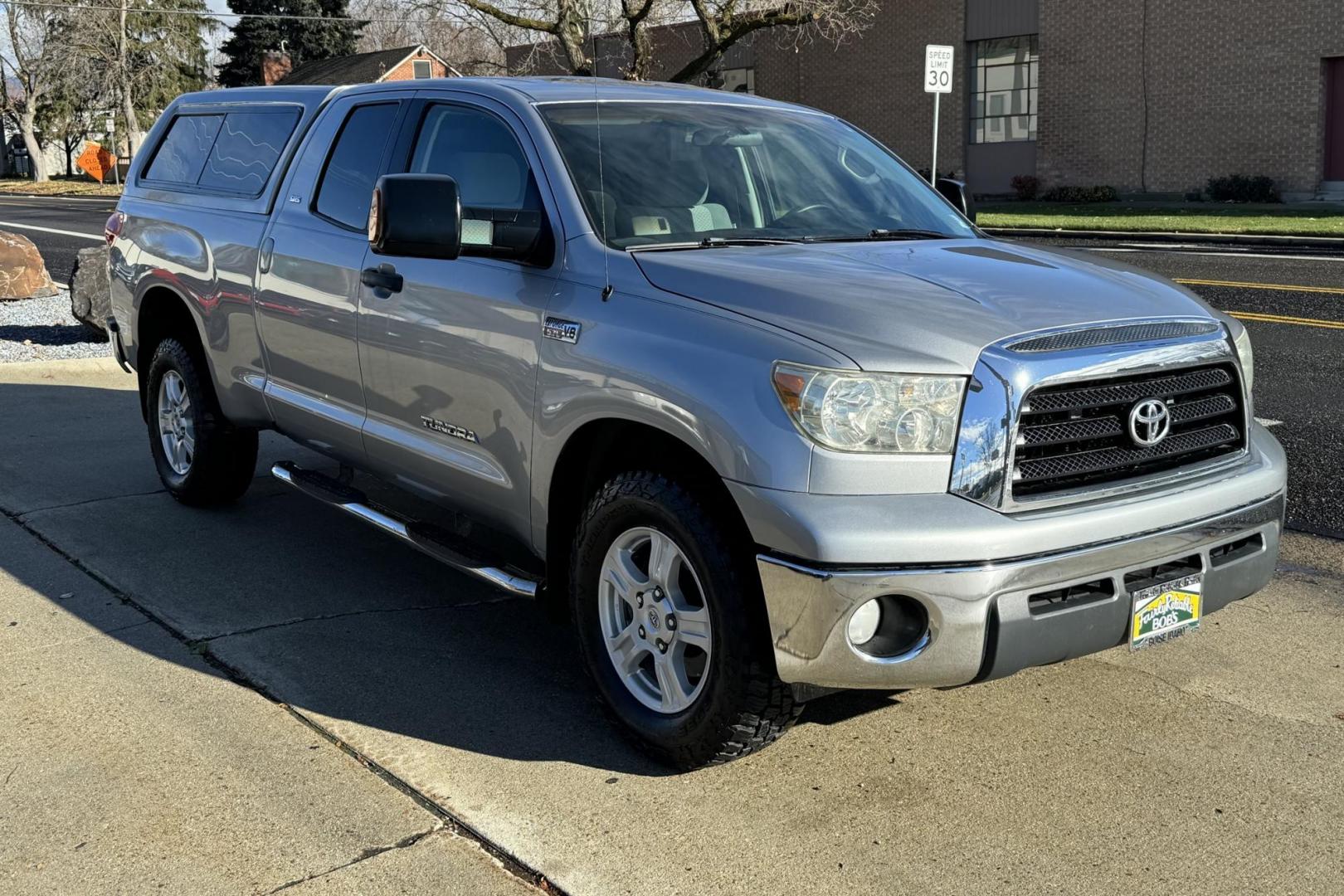 2008 Silver /Gray Toyota Tundra SR5 (5TFRV54178X) with an V8 5.7 Liter engine, Automatic 6 Speed transmission, located at 2304 W. Main St., Boise, ID, 83702, (208) 342-7777, 43.622105, -116.218658 - Stunning Toyota Tundra Double Cab! Must See To Appreciate! - Photo#2