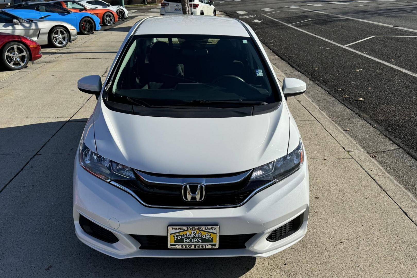 2019 White /Black Honda Fit LX (3HGGK5H42KM) with an 4 Cyl 1.5 Liter engine, Automatic transmission, located at 2304 W. Main St., Boise, ID, 83702, (208) 342-7777, 43.622105, -116.218658 - Photo#3