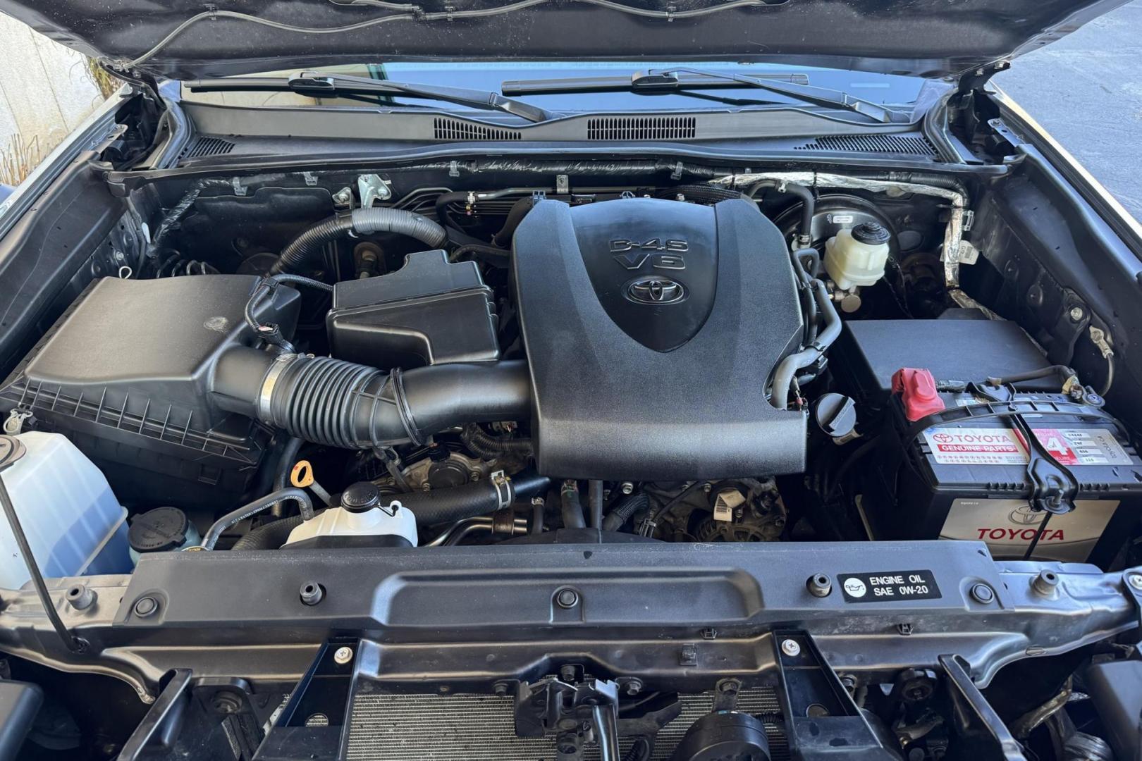 2017 Magnetic Gray /Black Toyota Tacoma TRD Off Road Sport (5TFDZ5BN7HX) with an V6 3.5 Liter engine, Automatic 6 Speed transmission, located at 2304 W. Main St., Boise, ID, 83702, (208) 342-7777, 43.622105, -116.218658 - Ready To Play! - Photo#17