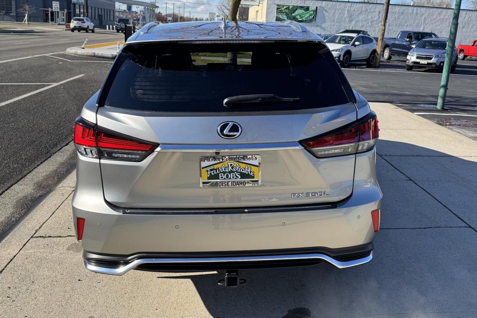 2021 Atomic Silver /Black Lexus RX 350L Luxury (JTJJZKFAXM2) with an V6 3.5 Liter engine, Automatic 8 Speed transmission, located at 2304 W. Main St., Boise, ID, 83702, (208) 342-7777, 43.622105, -116.218658 - 3rd Row Seating! - Photo#3