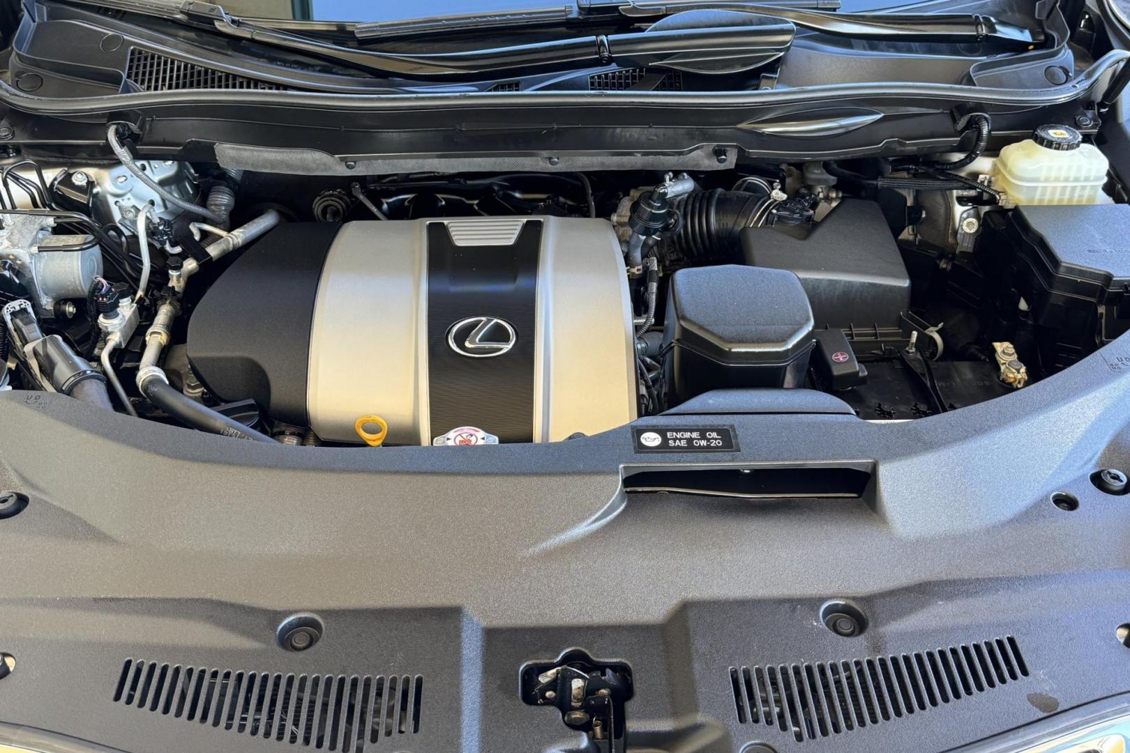 2021 Atomic Silver /Black Lexus RX 350L Luxury (JTJJZKFAXM2) with an V6 3.5 Liter engine, Automatic 8 Speed transmission, located at 2304 W. Main St., Boise, ID, 83702, (208) 342-7777, 43.622105, -116.218658 - 3rd Row Seating! - Photo#20