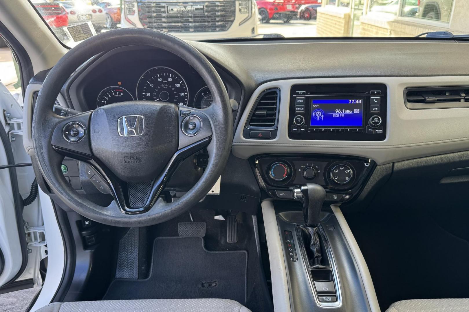 2016 White /Gray Honda HR-V LX (3CZRU6H32GM) with an 4 Cyl 1.8 Liter engine, Automatic transmission, located at 2304 W. Main St., Boise, ID, 83702, (208) 342-7777, 43.622105, -116.218658 - Great Fuel Economy And All Wheel Drive! - Photo#9