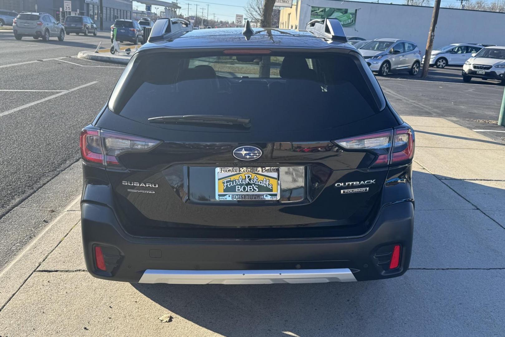 2022 Crystal Black Silica /Java Brown Nappa Leather Subaru Outback Touring (4S4BTAPC6N3) with an H4 2.5 Liter engine, Automatic transmission, located at 2304 W. Main St., Boise, ID, 83702, (208) 342-7777, 43.622105, -116.218658 - Luxury and Traction For Those Long Winter Roads! - Photo#1