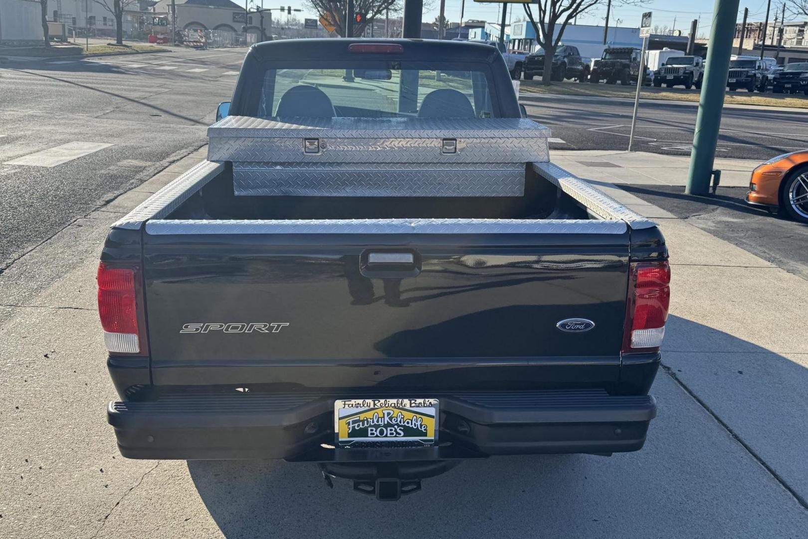 2000 Black /Gray Ford Ranger XL (1FTYR10C1YP) with an 4 Cyl 2.5 Liter engine, 5 Speed Manual transmission, located at 2304 W. Main St., Boise, ID, 83702, (208) 342-7777, 43.622105, -116.218658 - Manual Transmission, 2 wheel Drive! Great Yard Work Truck! - Photo#1