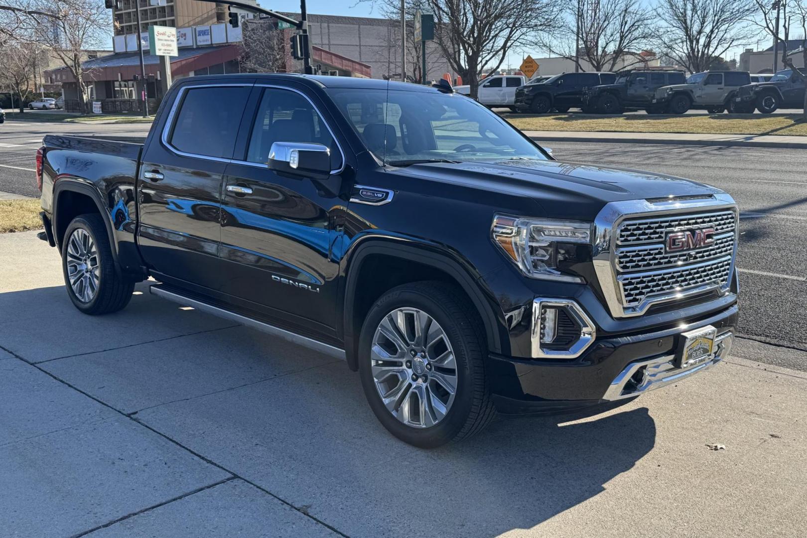 2021 Black /Jet Black GMC Sierra 1500 Denali (1GTU9FEL6MZ) with an V8 6.2 Liter engine, Automatic 10 Speed transmission, located at 2304 W. Main St., Boise, ID, 83702, (208) 342-7777, 43.622105, -116.218658 - Clean Denali! - Photo#2