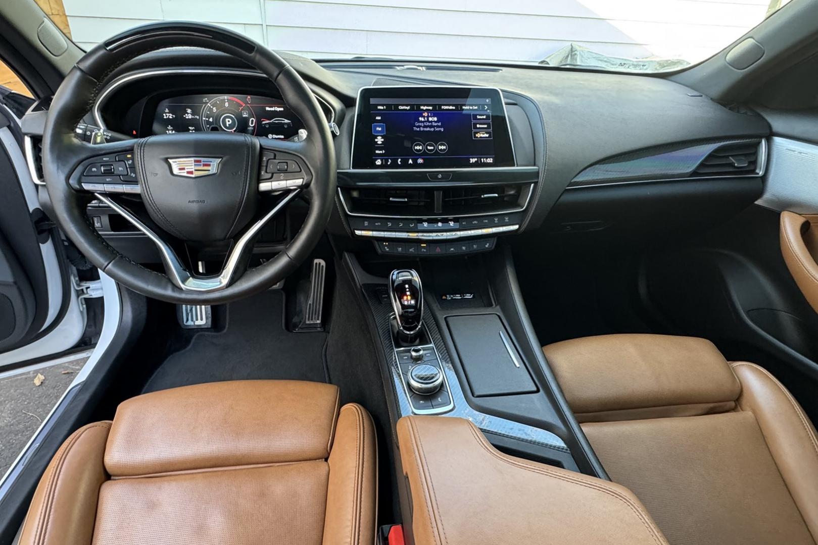 2023 Rift Metallic /Sedona Sauvage/Jet Black Cadillac CT5 Sport (1G6DU5RK3P0) with an 4 Cyl 2.0 Liter Turbo engine, Automatic 10 Speed transmission, located at 2304 W. Main St., Boise, ID, 83702, (208) 342-7777, 43.622105, -116.218658 - Remaining Factory Warranty! Breath Taking Ride And Performance! - Photo#20