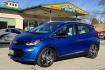 2020 Kinetic Blue Metallic /Dark Galvanized/Sky Cool Gray Chevrolet Bolt Premier Premier (1G1FZ6S05L4) with an 66 kWh engine, Automatic transmission, located at 2304 W. Main St., Boise, ID, 83702, (208) 342-7777, 43.622105, -116.218658 - One Owner Idaho Car! New Tires! Qualifies For The Tax Credit! - Photo#0