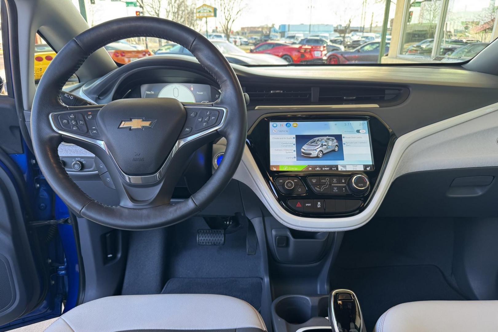 2020 Kinetic Blue Metallic /Dark Galvanized/Sky Cool Gray Chevrolet Bolt Premier Premier (1G1FZ6S05L4) with an 66 kWh engine, Automatic transmission, located at 2304 W. Main St., Boise, ID, 83702, (208) 342-7777, 43.622105, -116.218658 - One Owner Idaho Car! New Tires! Qualifies For The Tax Credit! - Photo#16