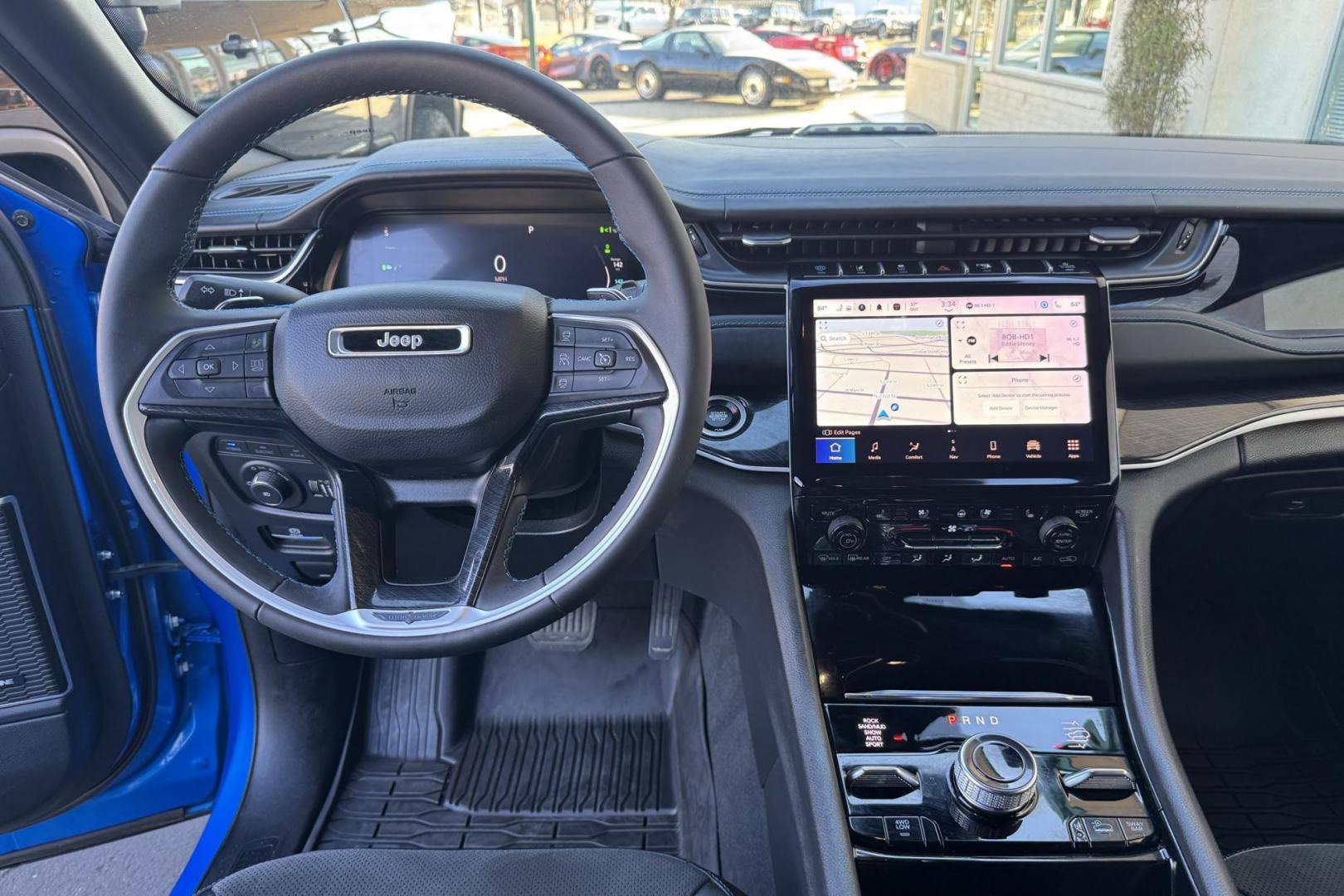 2022 Hydro Blue Pearl /Black Jeep Grand Cherokee 4xe Trailhawk (1C4RJYC67N8) with an 4 Cyl 2.0 Liter Hybrid engine, Automatic 8 Speed transmission, located at 2304 W. Main St., Boise, ID, 83702, (208) 342-7777, 43.622105, -116.218658 - Luxury And Economy! All In One! - Photo#22