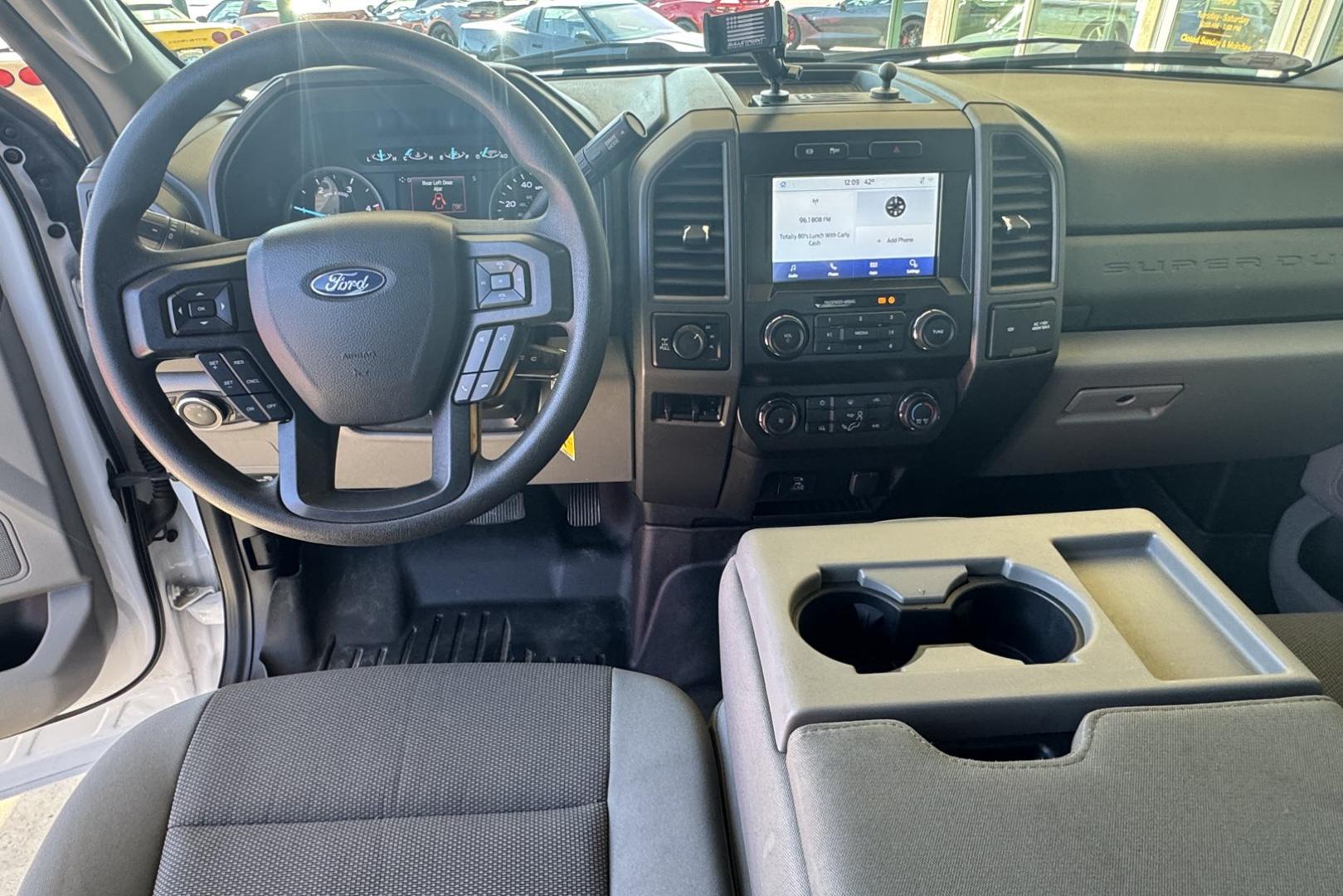 2020 Oxford White /Gray Ford F-250 STX (1FT7W2BT7LE) with an V8 6.7 Liter Turbo Diesel engine, Automatic 10 Speed transmission, located at 2304 W. Main St., Boise, ID, 83702, (208) 342-7777, 43.622105, -116.218658 - Clean! Seats 6! Ready To Go! - Photo#16