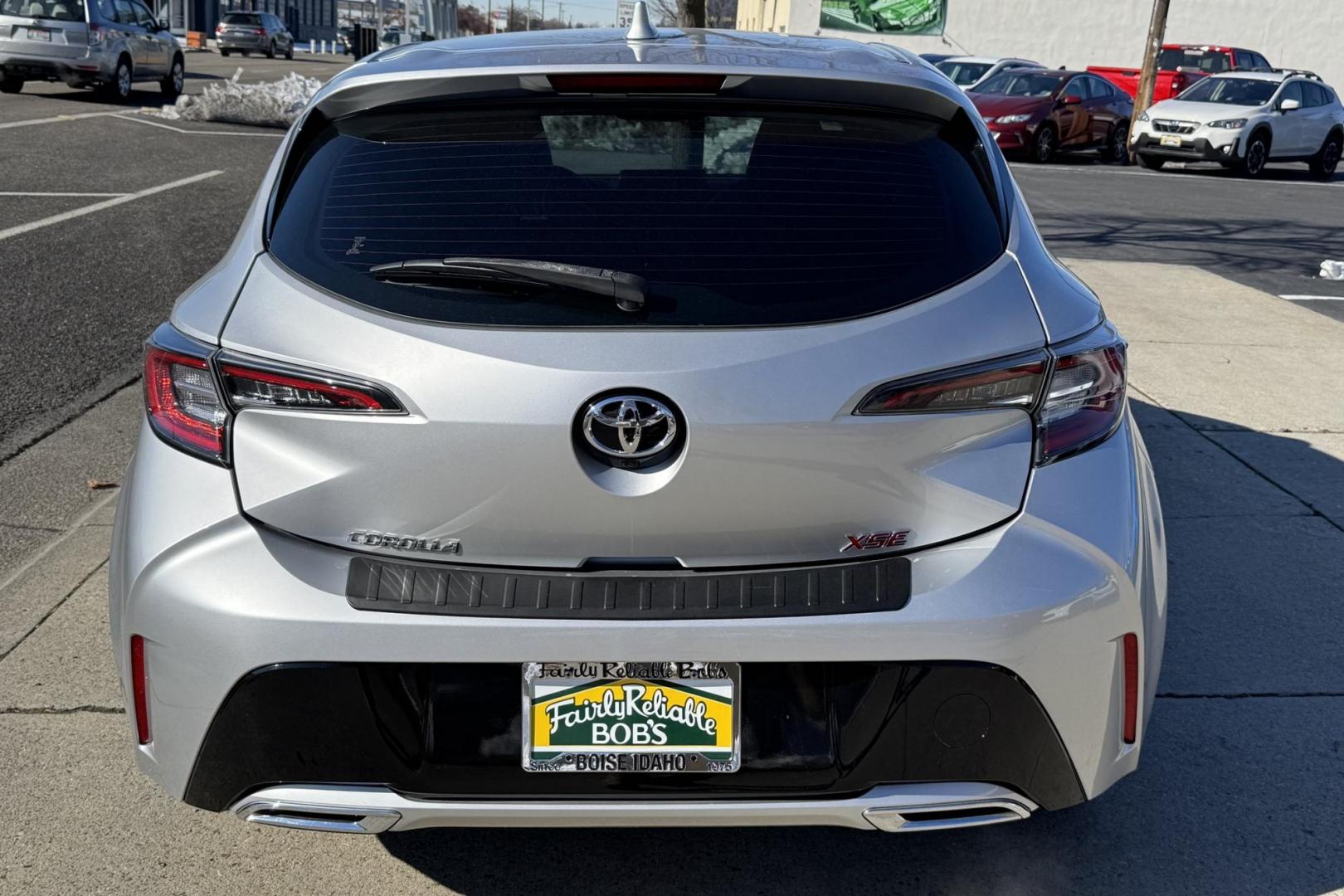 2021 Classic Silver Metallic /Black/Gray Toyota Corolla XSE (JTNC4MBE2M3) with an 4 Cyl 2.0 Liter engine, Automatic transmission, located at 2304 W. Main St., Boise, ID, 83702, (208) 342-7777, 43.622105, -116.218658 - Photo#2