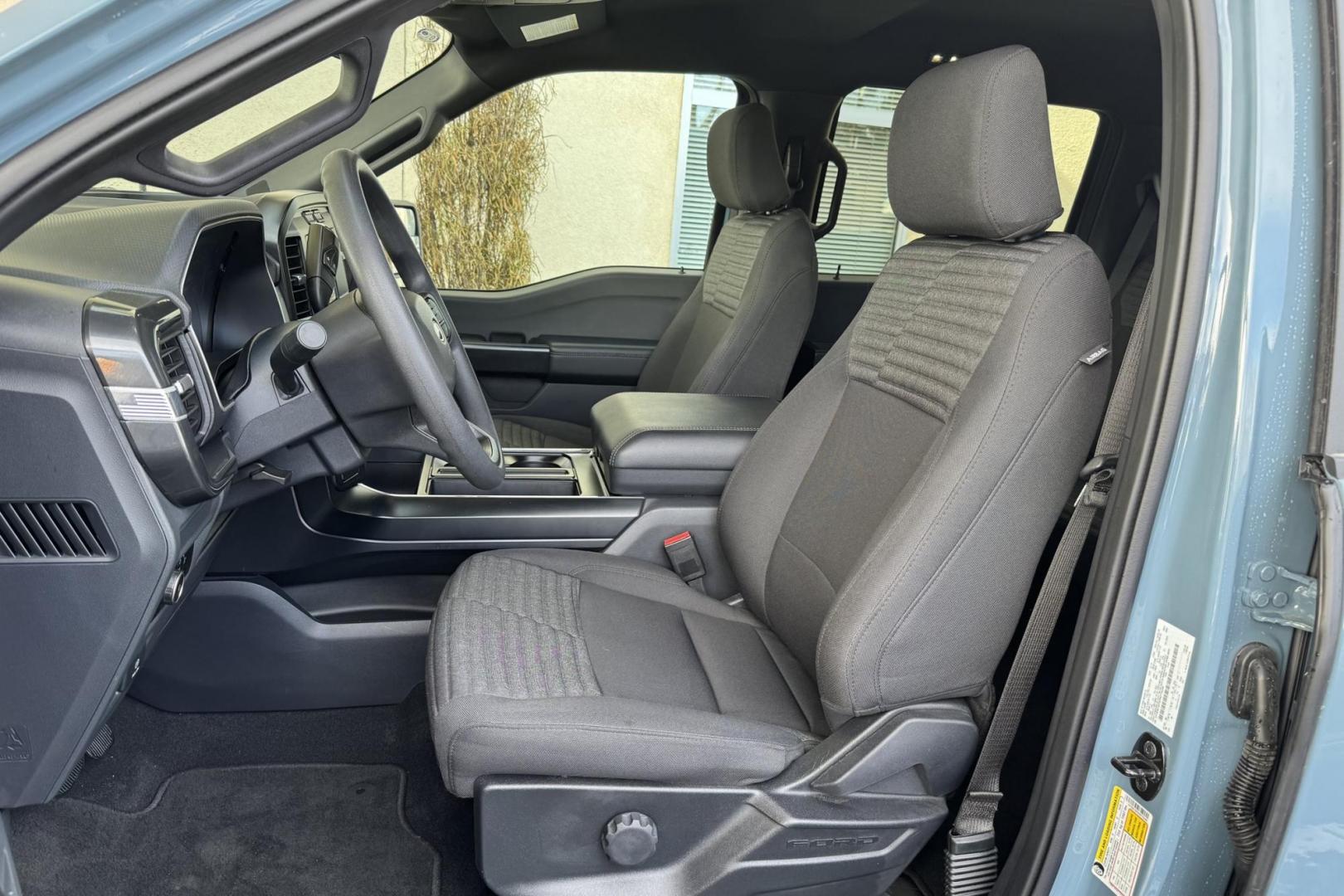 2023 Area 51 Blue /Black Ford F-150 XL STX (1FTEW1EPXPK) with an V6 2.7 Liter Twin Turbo engine, Automatic 10 Speed transmission, located at 2304 W. Main St., Boise, ID, 83702, (208) 342-7777, 43.622105, -116.218658 - Remaining Factory Warranty! Clean! - Photo#12