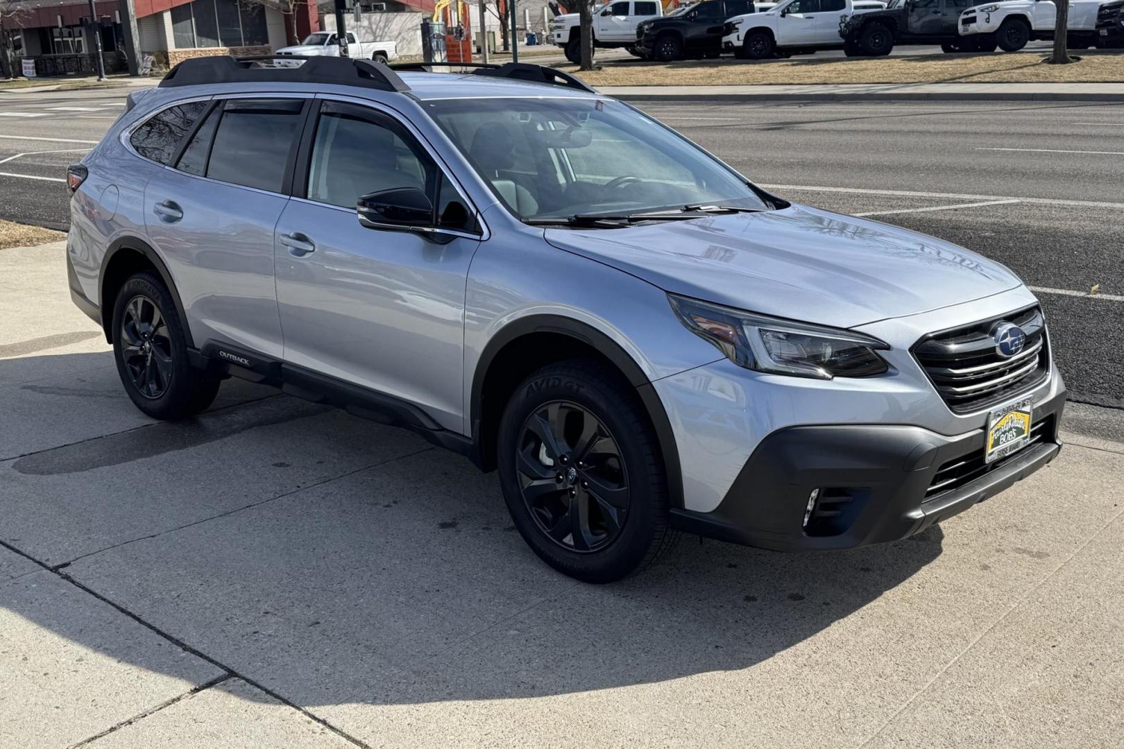 2020 Silver Ice Metallic /Gray Subaru Outback Onyx Edition XT (4S4BTGHD7L3) with an H4 2.4 Liter Turbo engine, Automatic transmission, located at 2304 W. Main St., Boise, ID, 83702, (208) 342-7777, 43.622105, -116.218658 - Low Mileage Outback! - Photo#2