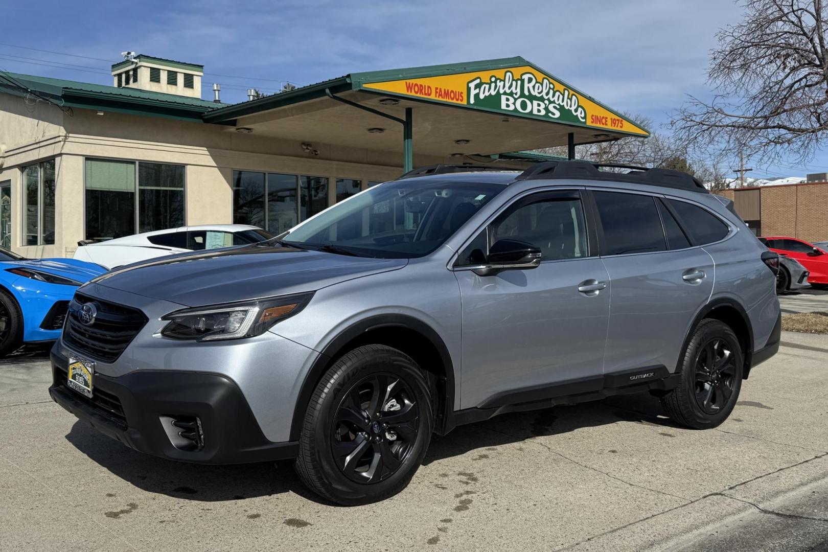 2020 Silver Ice Metallic /Gray Subaru Outback Onyx Edition XT (4S4BTGHD7L3) with an H4 2.4 Liter Turbo engine, Automatic transmission, located at 2304 W. Main St., Boise, ID, 83702, (208) 342-7777, 43.622105, -116.218658 - Low Mileage Outback! - Photo#0