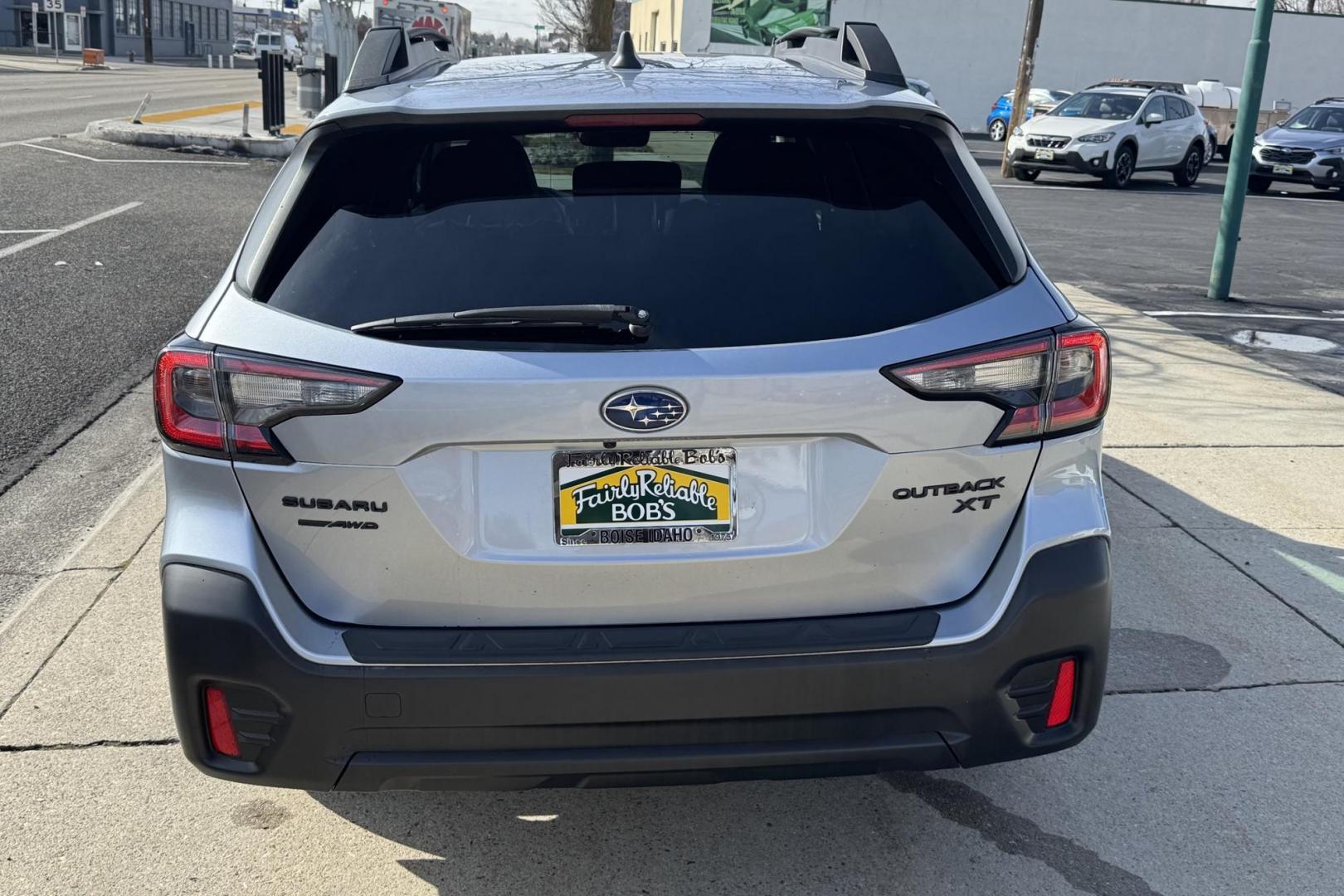 2020 Silver Ice Metallic /Gray Subaru Outback Onyx Edition XT (4S4BTGHD7L3) with an H4 2.4 Liter Turbo engine, Automatic transmission, located at 2304 W. Main St., Boise, ID, 83702, (208) 342-7777, 43.622105, -116.218658 - Low Mileage Outback! - Photo#1