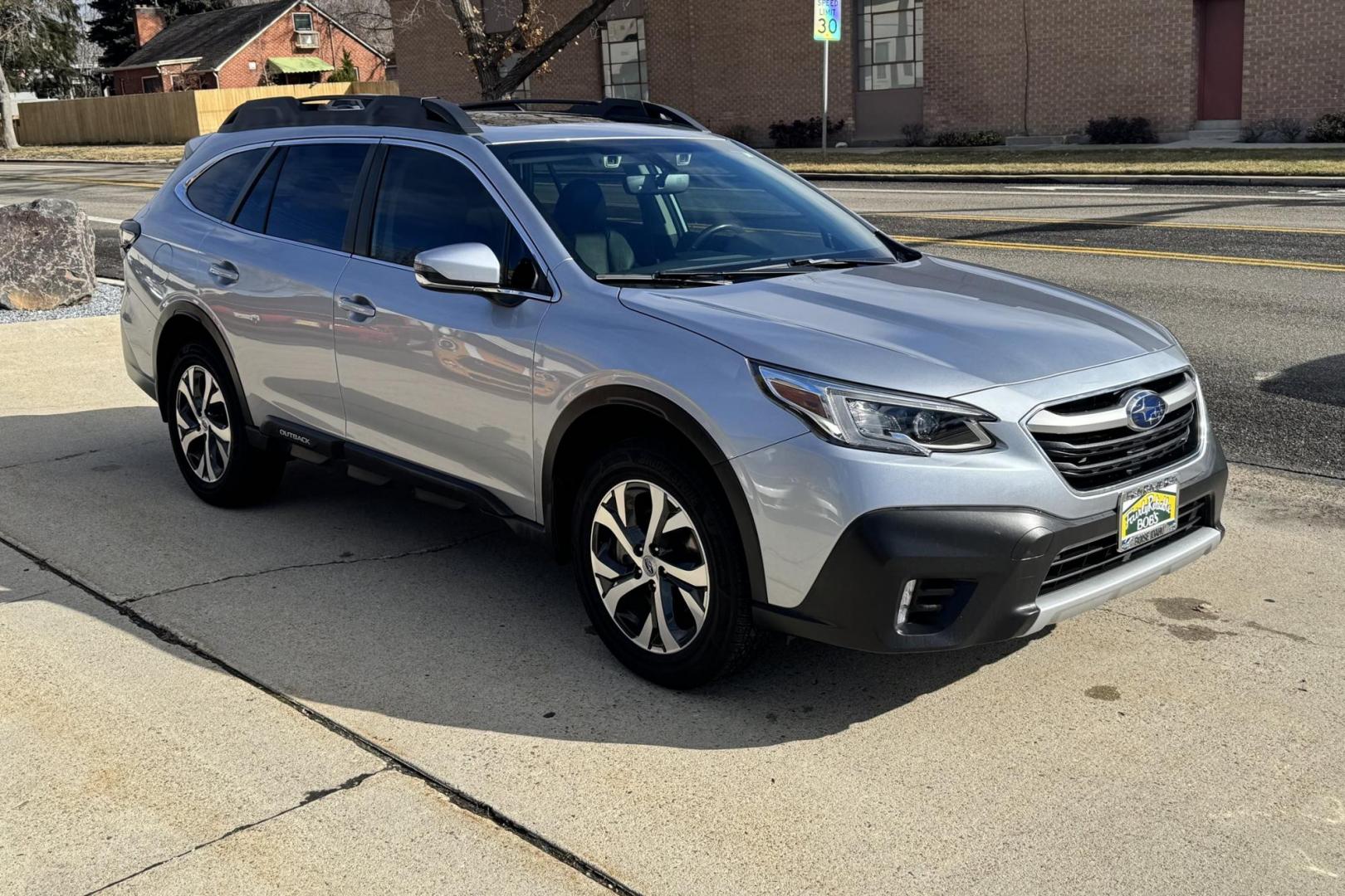 2021 Silver Ice Metallic /Black Subaru Outback Limited XT (4S4BTGND7M3) with an H4 2.4 Liter Turbo engine, Automatic transmission, located at 2304 W. Main St., Boise, ID, 83702, (208) 342-7777, 43.622105, -116.218658 - Clean Idaho Owned Subaru! - Photo#2